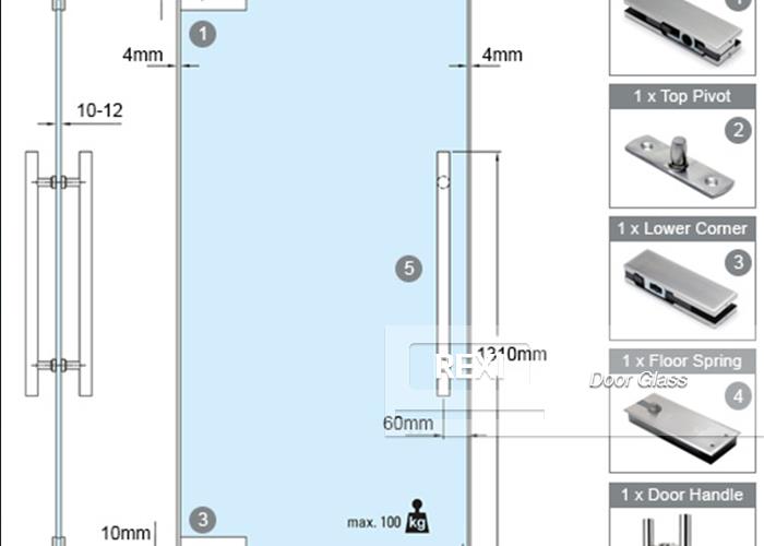 China Door Glass P1